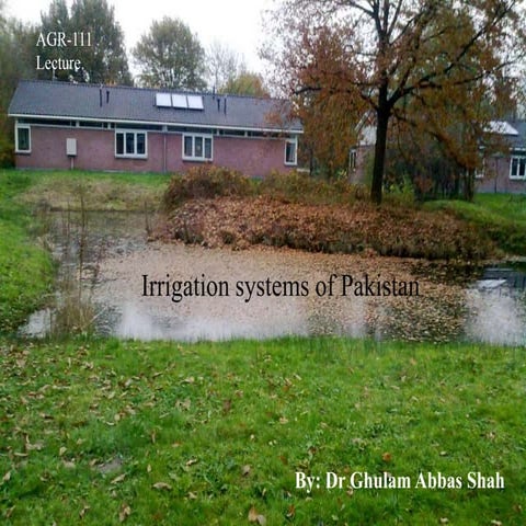 Irrigation system of Pakistan
