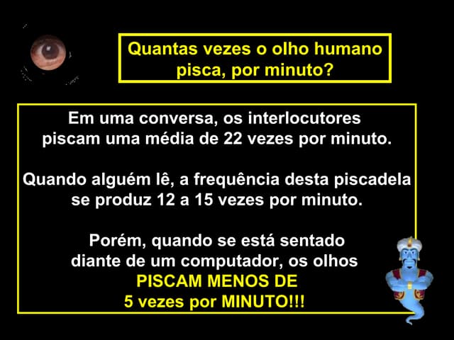 Irritação e Saúde Dos Olhos