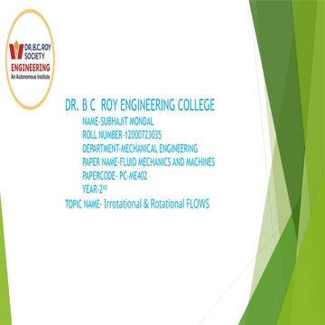 vortex and circulation | PPTX