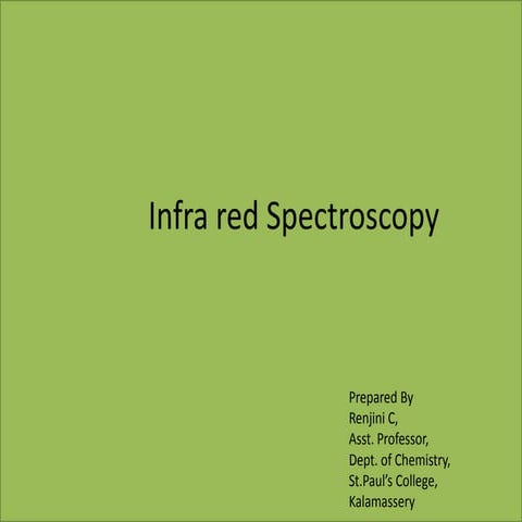 Infrared spectroscopy