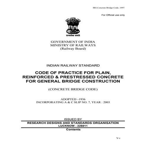 Irs concrete bridge code