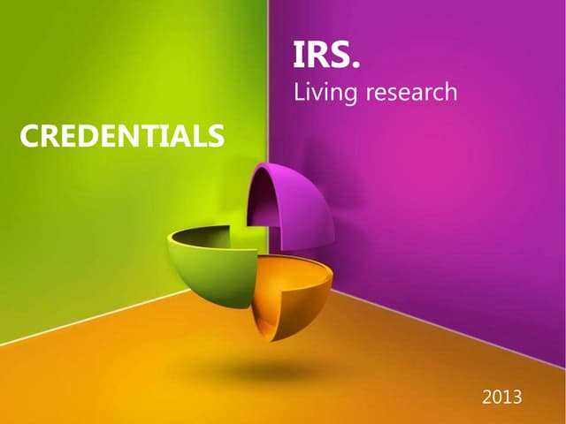 Irs credential presentation 2013