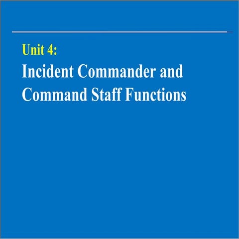 Irs intro unit 4 command staff usfs ip (1) | PPT