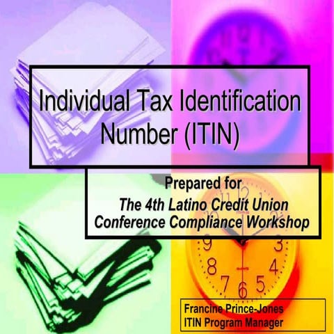Individual Tax Identification Number (ITIN)