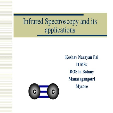 Ir spectroscopy nd its applications   copy