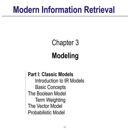 JM Information Retrieval Techniques Unit II