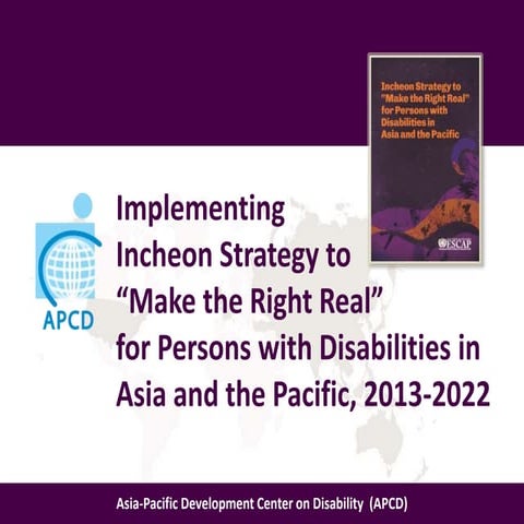 APCD Implements Incheon Strategy's 