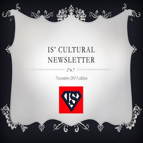 Is cultural-newsletter-november-2013-edition