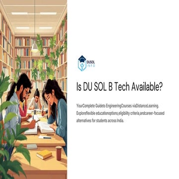 India DU SOL: Your Gateway to Affordable and Flexible Higher Education ...