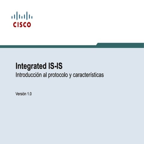 IS-IS - Integrated IS-IS v1.0