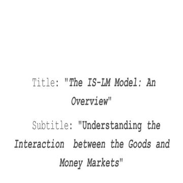 Is lm | PPT