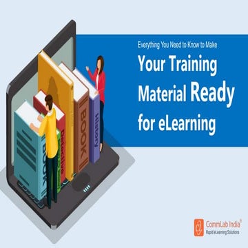 eLearning from Classroom Material – All You Need to Know to Get Started