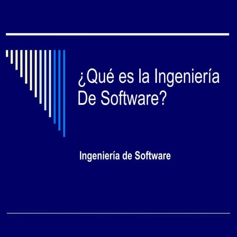 Ingeniería del software | PPTX