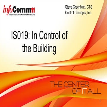 Is019 In Control Of The Building Rev 1