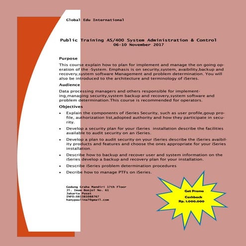 Pelatihan AS/400 | PDF
