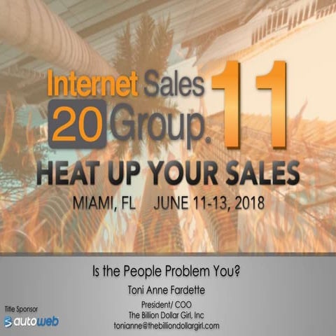 IS20G11 - "Is the People Problem You?" Mindset VS Skillset - Toni Anne Fardette