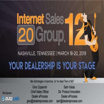 IS20G12 - New Technologies in Automotive, Do You Need Them or Not? - Gino Cip...