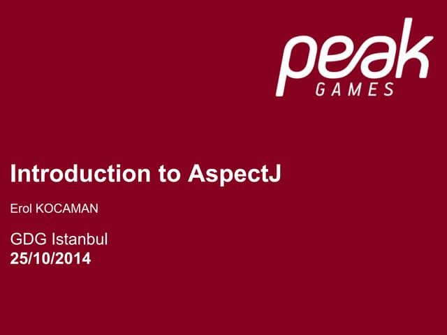 AspectJ Android with Example