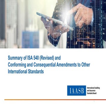 ISA 540 (Revised) - Summary | PDF
