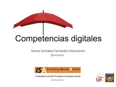 Competencias digitales. Ciclo ISA Iniciativa Sevilla Abierta