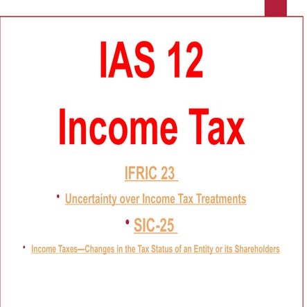 ISA12 income tax or Deferred tax 2017.pptx