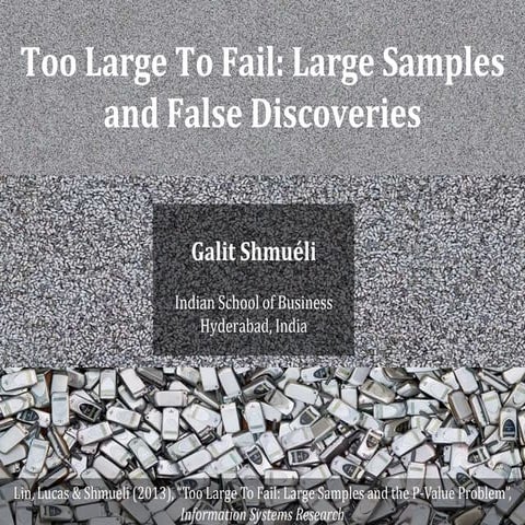 Too Large To Fail: Large Samples and False Discoveries