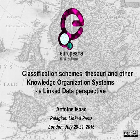 Classification schemes, thesauri and other Knowledge Organization Systems - a...