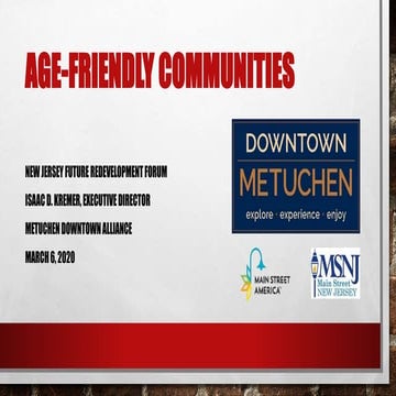 NJ Redevelopment Forum 2020 - Kremer