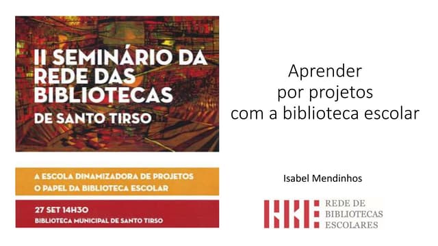 Aprender por projetos com a bibliot...
