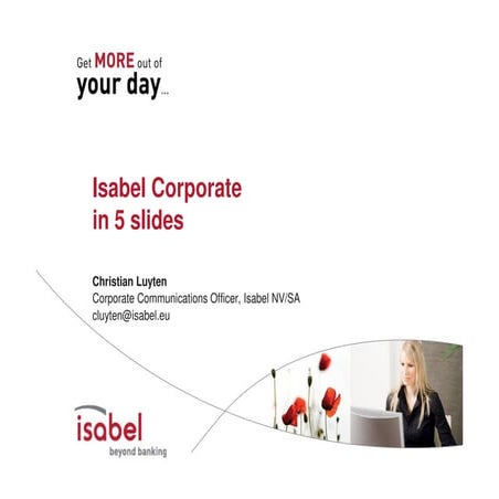 Isabel Corporate In 5 Slides