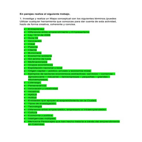 Actividad-Emprendimiento