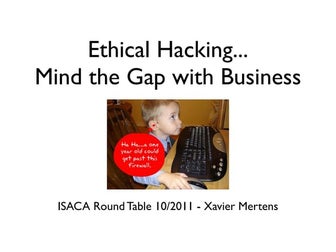 ISACA Ethical Hacking Presentation 10/2011