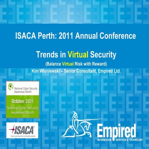 Isaca 2011 trends in virtual security v1.0
