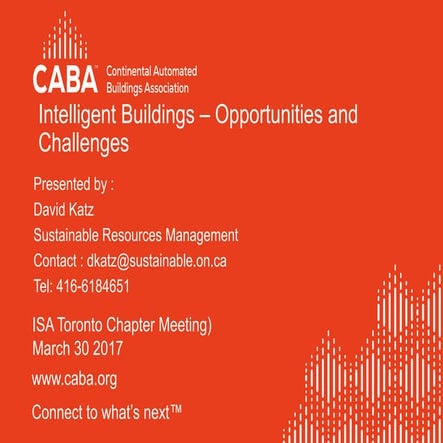 ISA Toronto  Chapter Presentation-March 2017