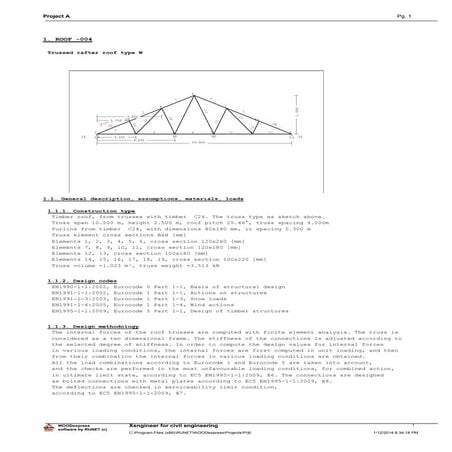 Exemplu de calcul şarpantă din lemn folosind programul WoodExpress