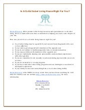 Is A Co-Ed Sober Living House Right For You?