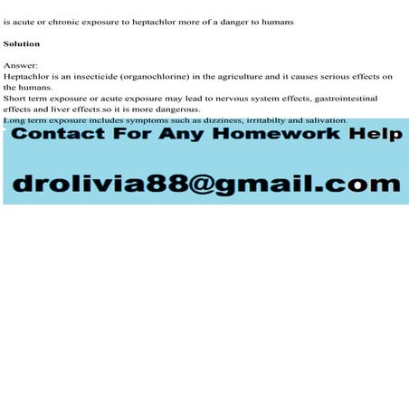 is acute or chronic exposure to heptachlor more of a danger to human.pdf