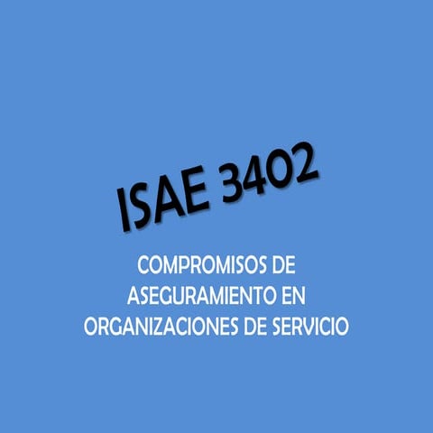 Isae 3402 | PDF