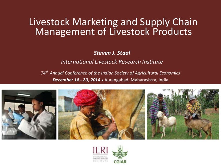 Livestock marketing and supply chain management of livestock products