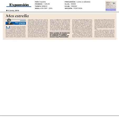 Iñigo Sagardoy, profesor de la UFV, analiza los últimos datos publicados sobr...