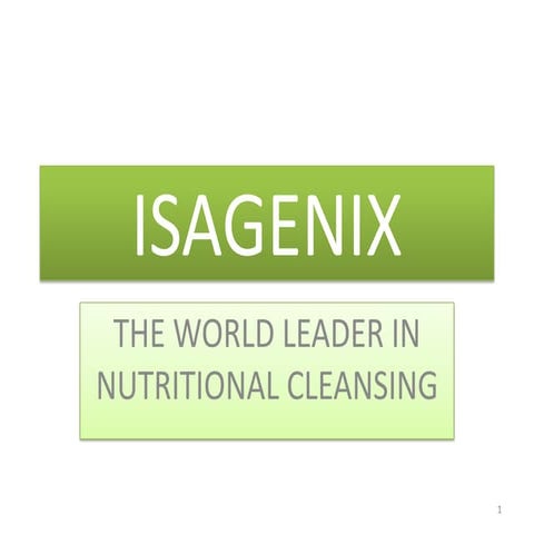 Isagenix | PPTX
