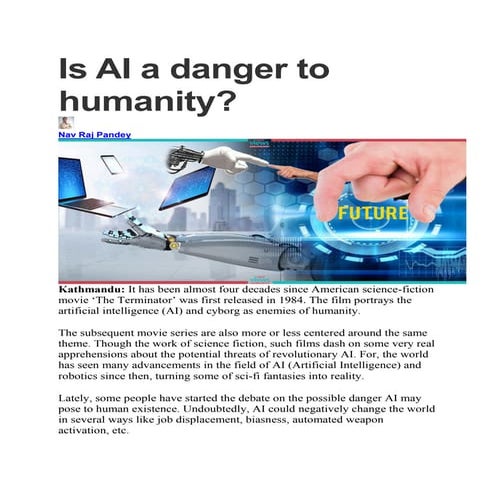 Is AI a danger to humanity.pdf
