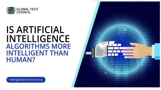 Is ai algorithms more intelligent than human 