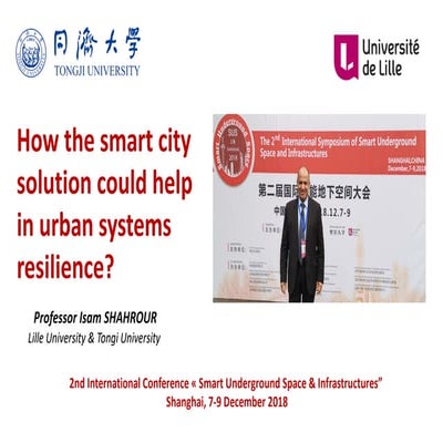 How the smart city solution could help in urban systems resilience?