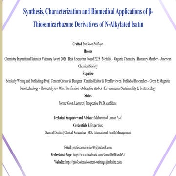 Synthesis, Characterization and Biomedical Applications of β ...