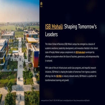 Isb pgp-brochure | PDF