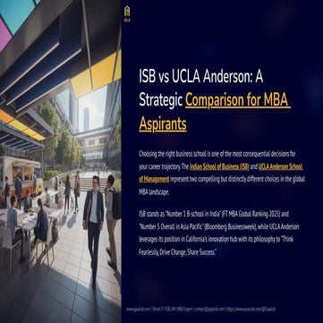 ISB-vs-UCLA-Anderson-A-Strategic-Comparison-for-MBA-Aspirants | PDF
