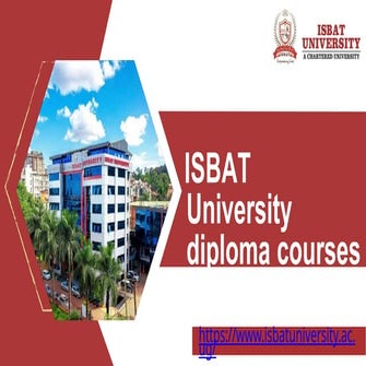 ISBAT University Diploma Courses: Build Practical Skills and Career ...