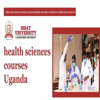 ISBAT University Health Sciences Courses Uganda – Build a Rewarding ...