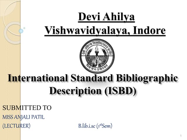 ISBD